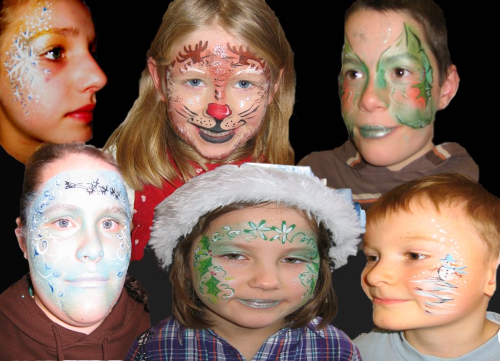 Christmas Designs for Faces